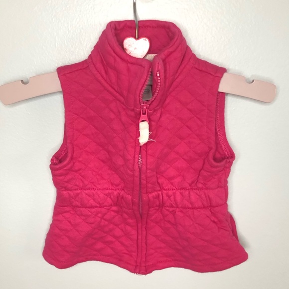 Carter’s (4) Pink Girl Vest Bundle Size 3 Months - Picture 2 of 11
